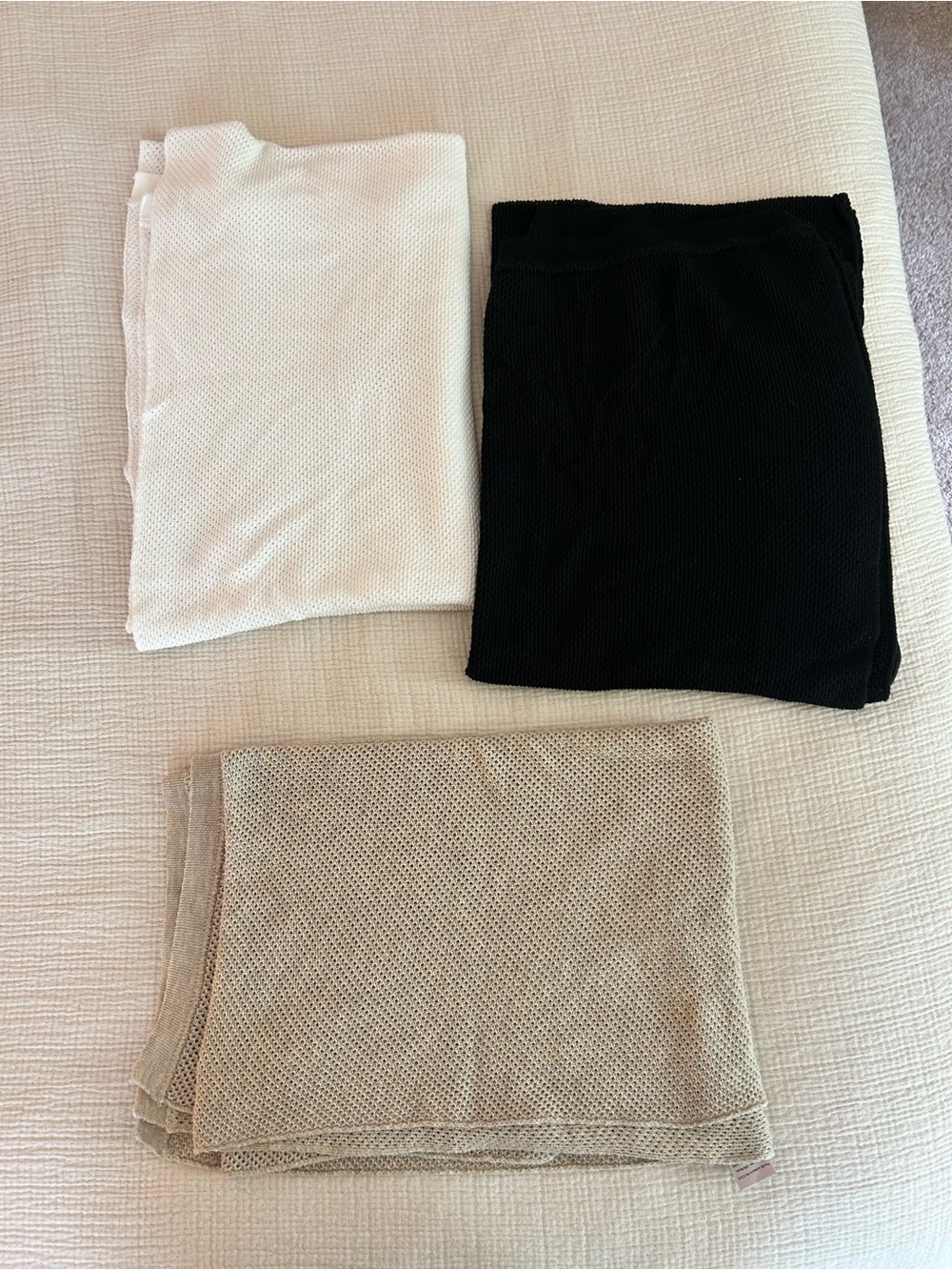 Cocoon by amma nursing shawls— Black, White & oatmeal